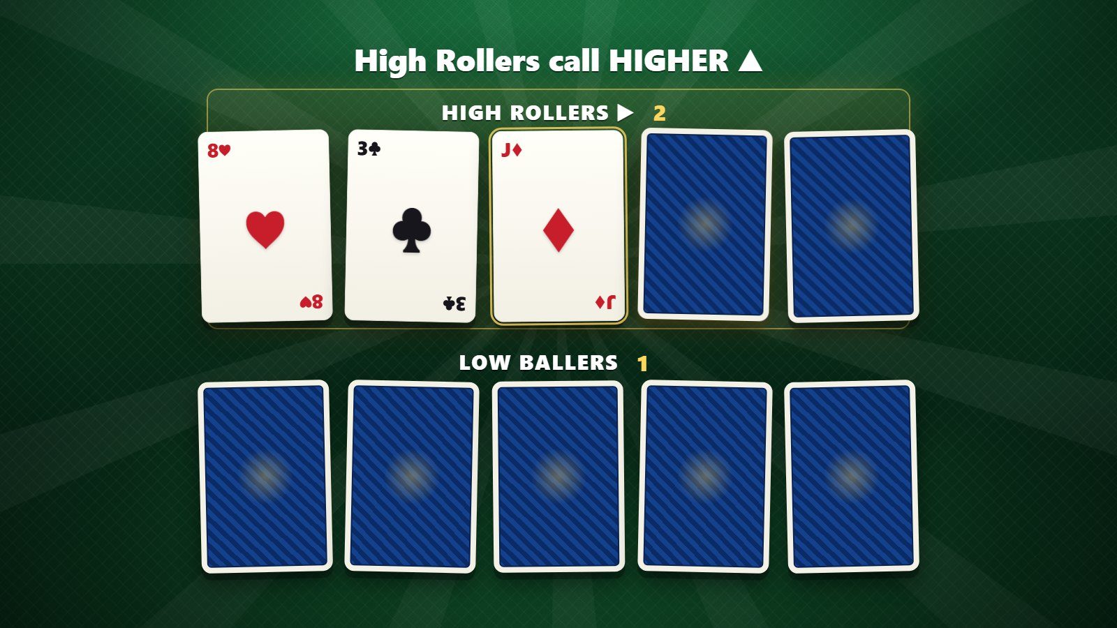 Higher or Lower on the big screen