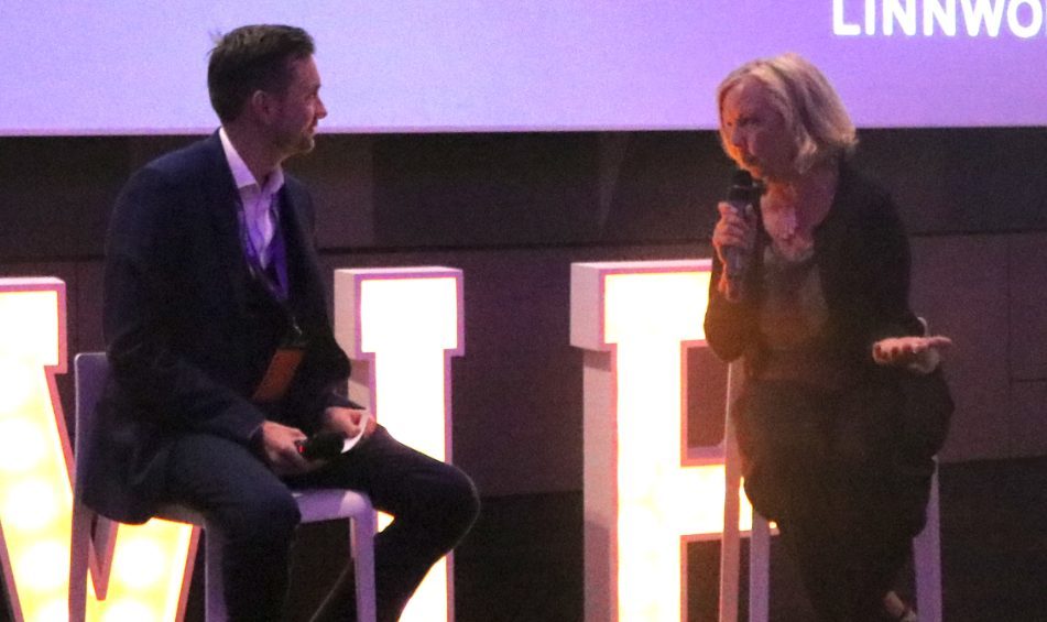 Kevin Durham taking audience questions at a conference